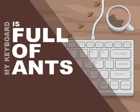 《My Keyboard is Full of Ants!》游戏画面